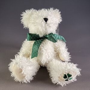 Boyds Bear "Lotsaluck" Shamrock Teddy Bear.